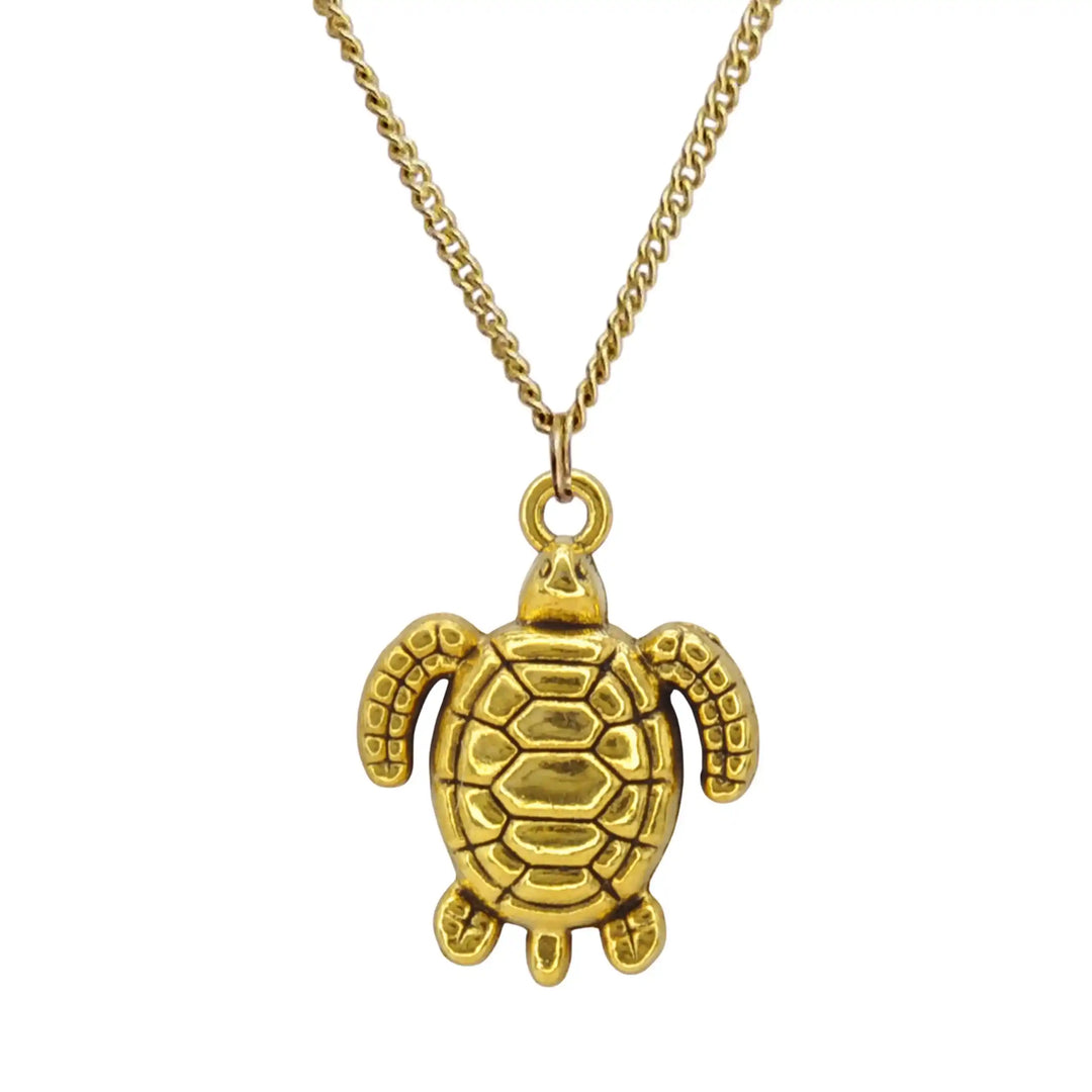 Symbolic Turtle Metal Charm | 18mm x 23mm