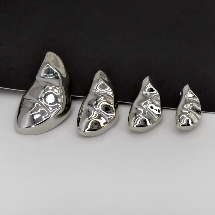 Liquid Style Gold Shank Metal Button | 25mm, 30mm, 35mm & 45mm