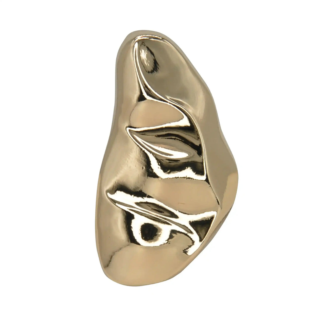 Liquid Style Gold Shank Metal Button | 25mm, 30mm, 35mm & 45mm