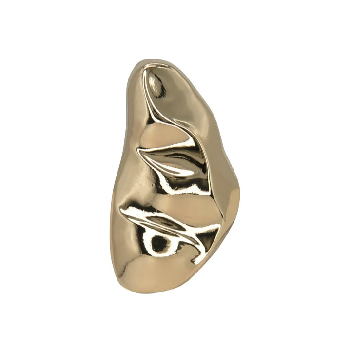 Liquid Style Gold Shank Metal Button | 25mm, 30mm, 35mm & 45mm