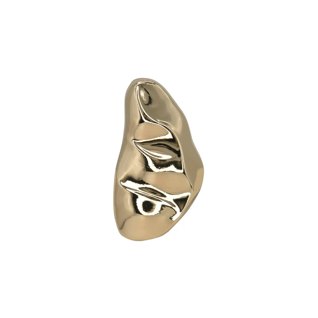 Liquid Style Gold Shank Metal Button | 25mm, 30mm, 35mm & 45mm