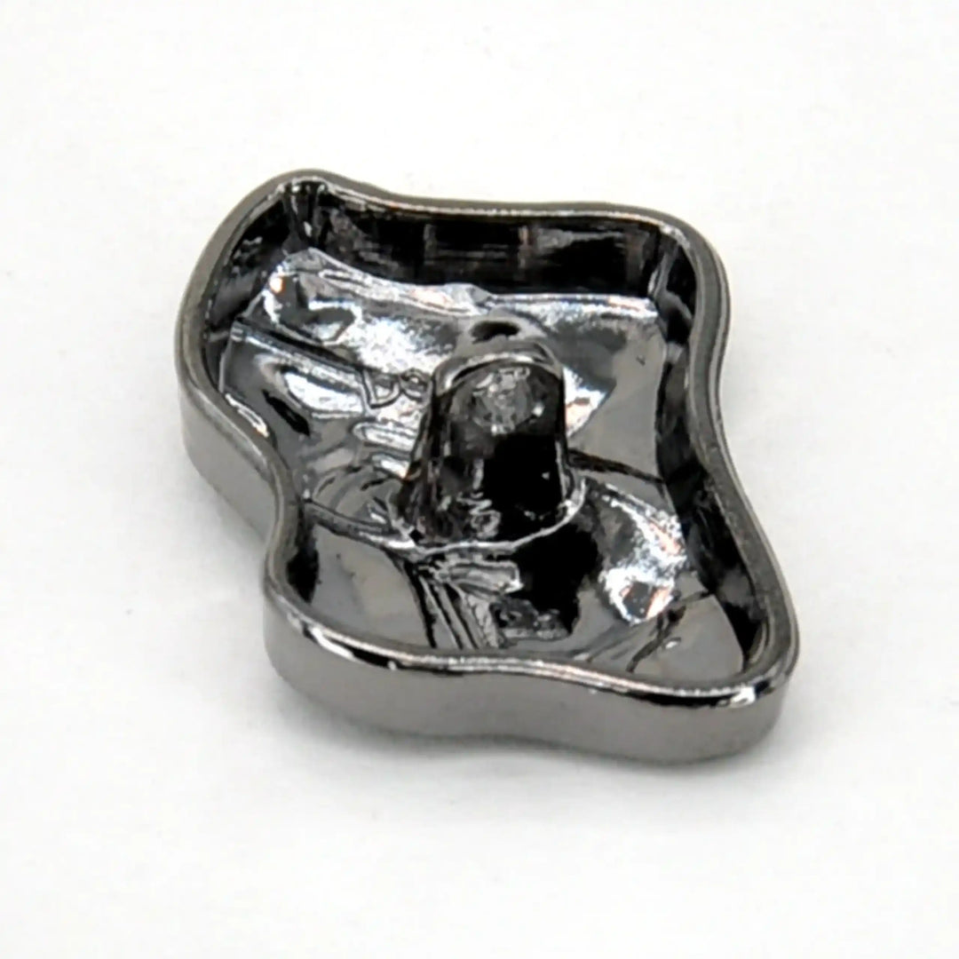 Melted Iron Inspired Shank Metal Button | 25mm(40L)