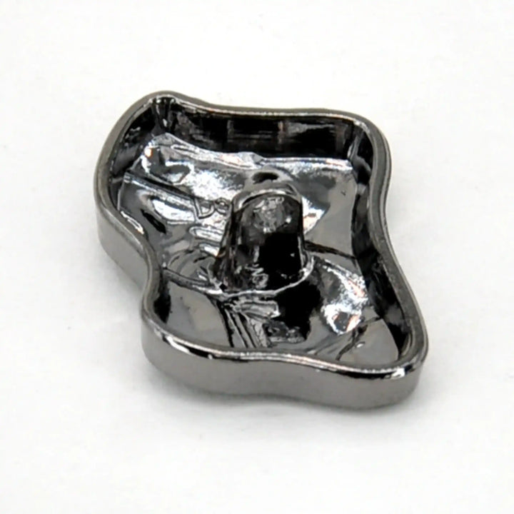 Melted Iron Inspired Shank Metal Button | 25mm(40L)