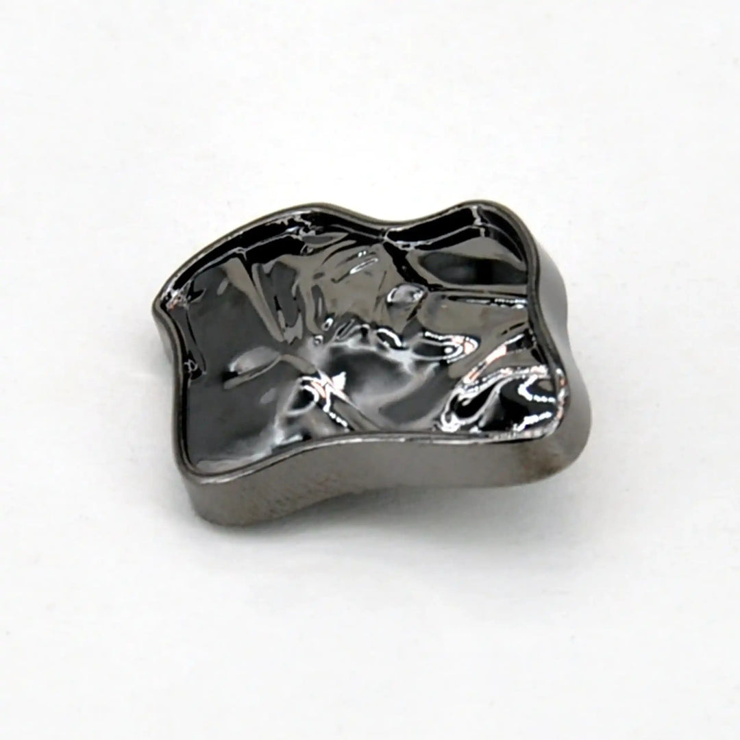 Melted Iron Inspired Shank Metal Button | 25mm(40L)