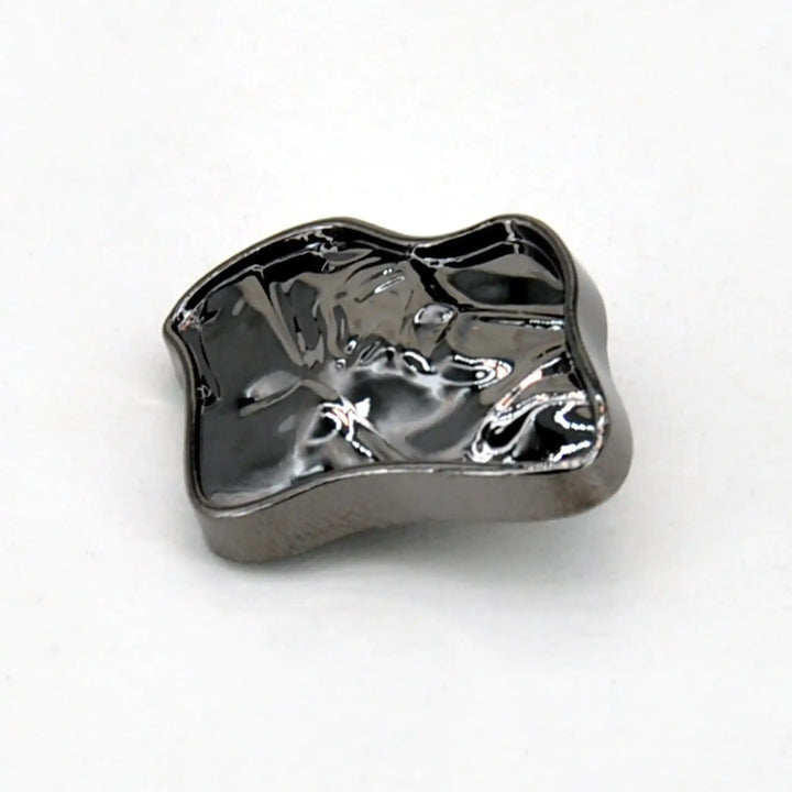 Melted Iron Inspired Shank Metal Button | 25mm(40L)