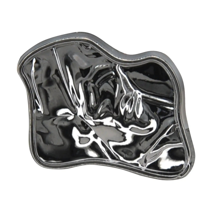 Melted Iron Inspired Shank Metal Button | 25mm(40L)