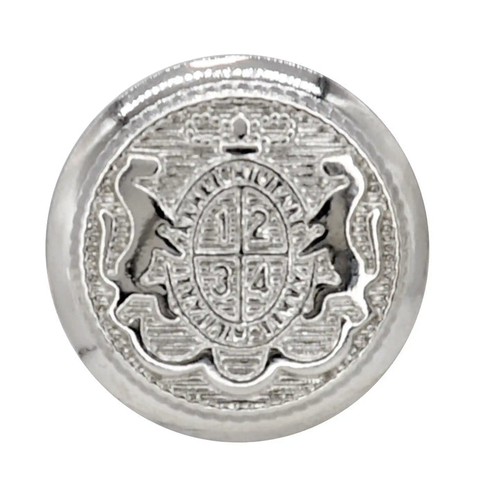 Royal Horse Silver Metal Button | 18mm(28L) & 22mm(34L)
