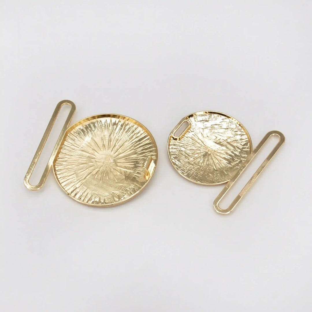 Textura Gold Metal Buckle | 10cm