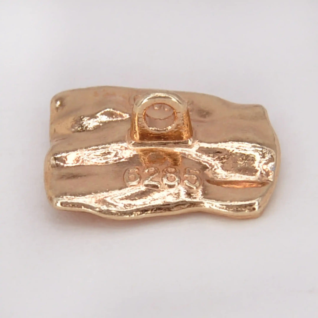 Gold Finish with Red Crystal Accent Metal Button | 23mm(36L)