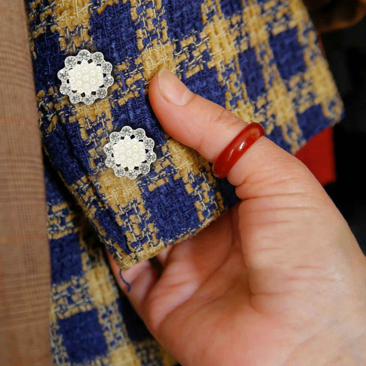 Dome Style Pearl Metal Buttons | 20mm(32L)