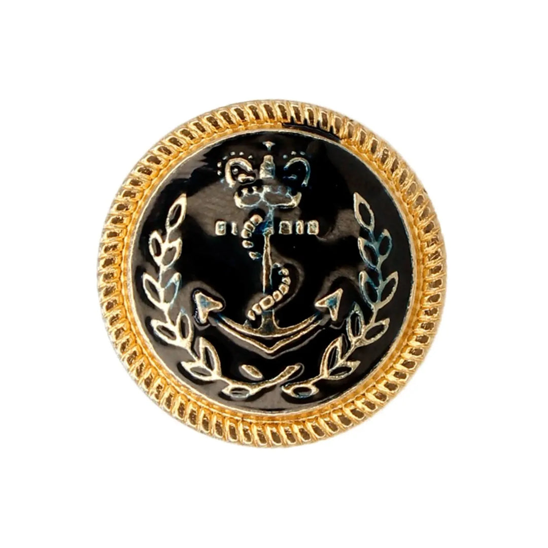 Anchor Style Metal Buttons | 18mm(28L) & 23mm(36L)