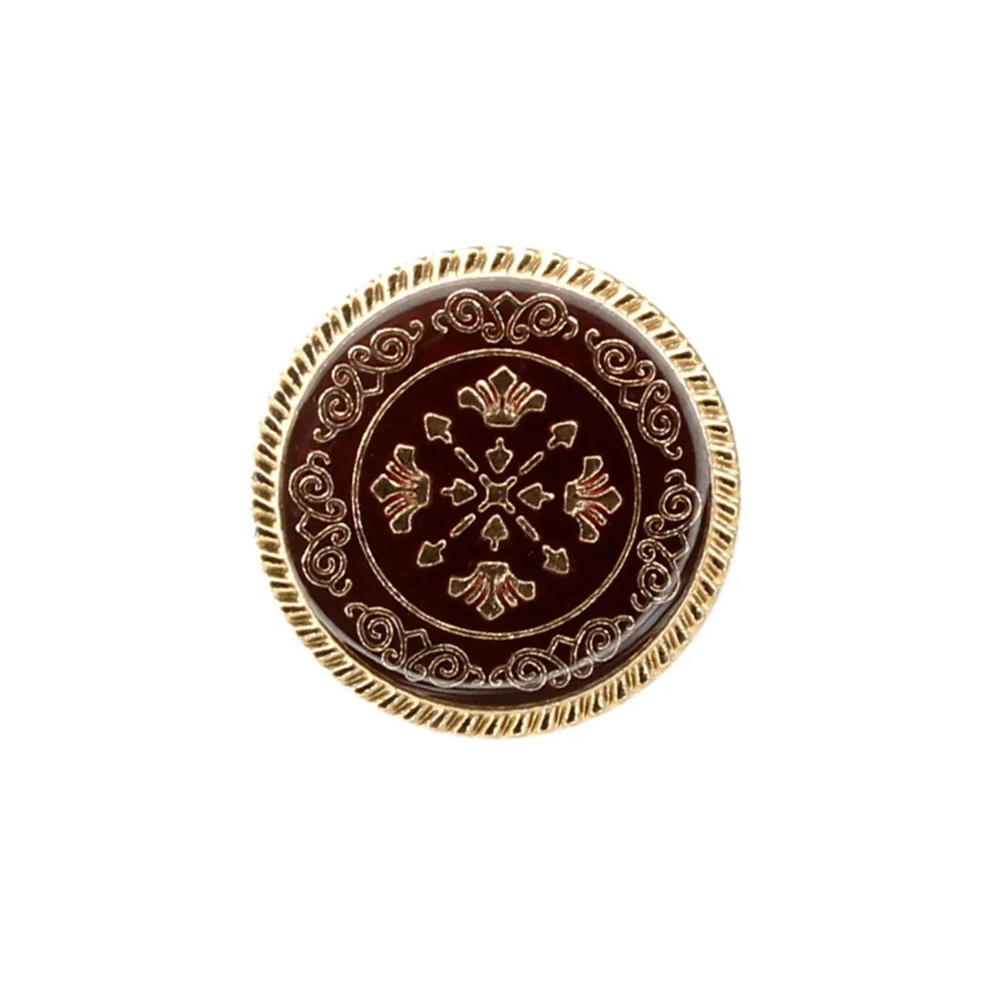 Ornate Snowflake Metal Buttons | 17mm(2L) & 22mm(34L)