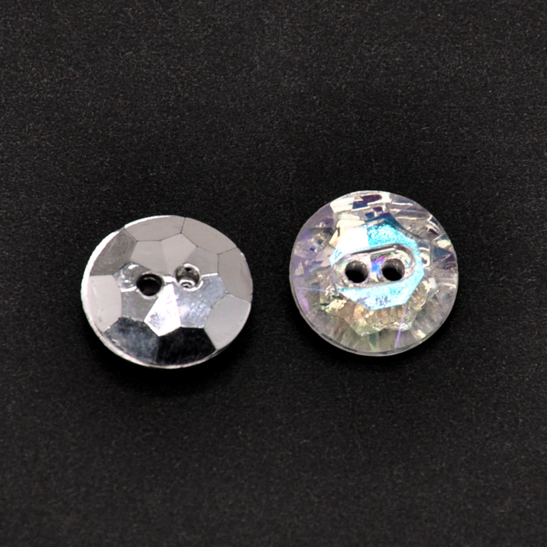 Black and White Swarovski Buttons
