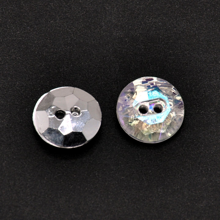 Black and White Swarovski Buttons
