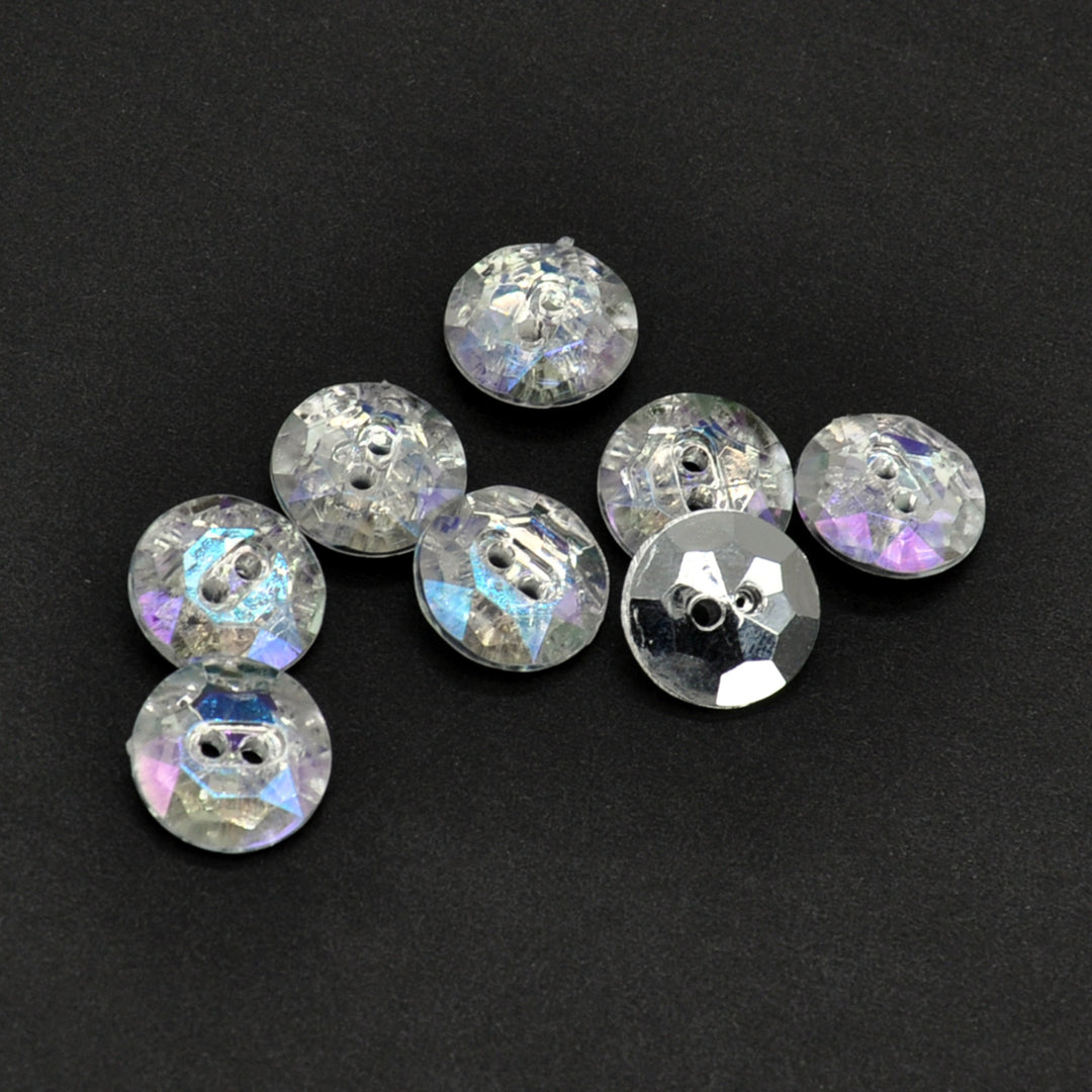 Black and White Swarovski Buttons