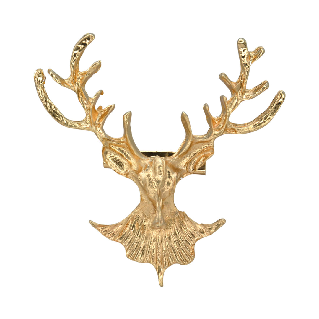 Stag Head Deer Brooch Pin