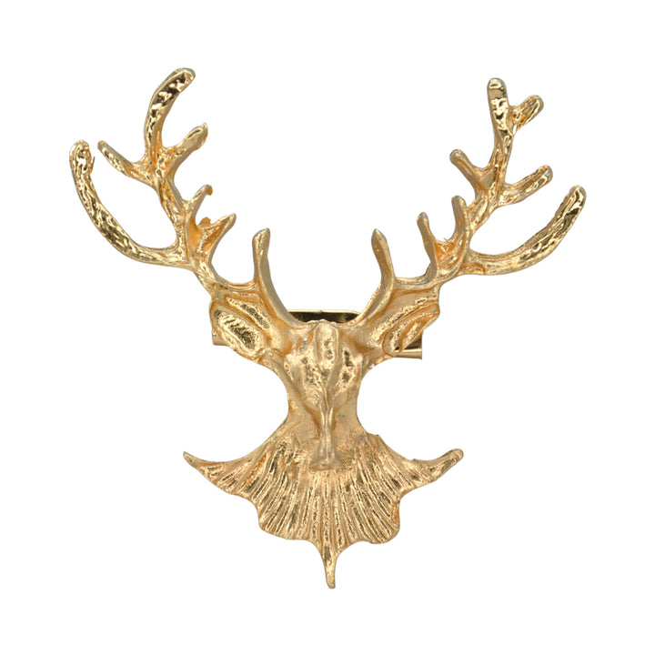 Stag Head Deer Brooch Pin