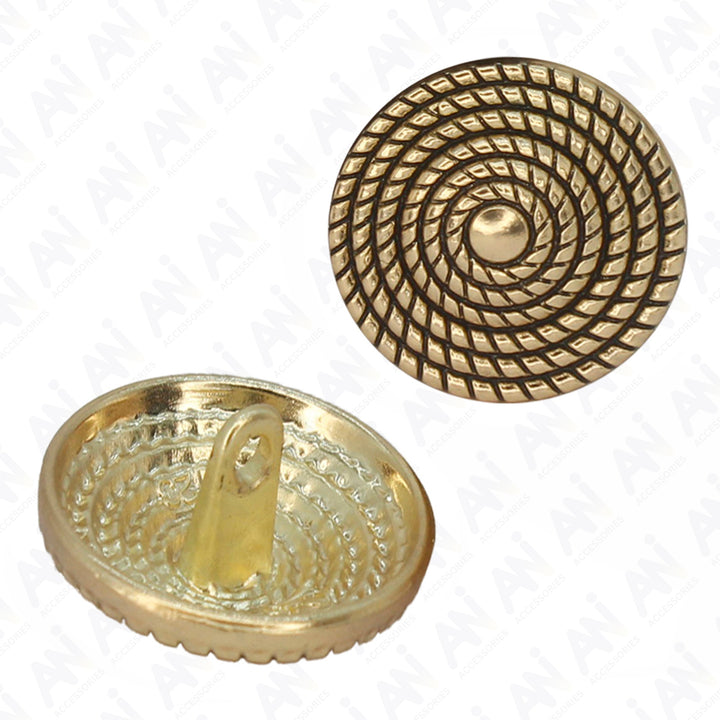 Textured Dome Metal Buttons