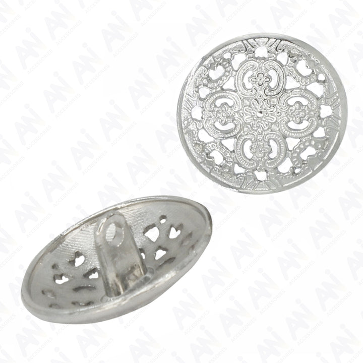 Cutwork Metal Button