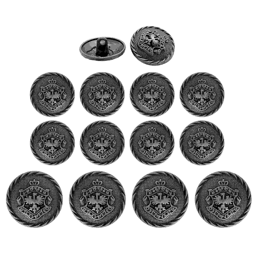 Heraldic Emblem Buttons for Clothing