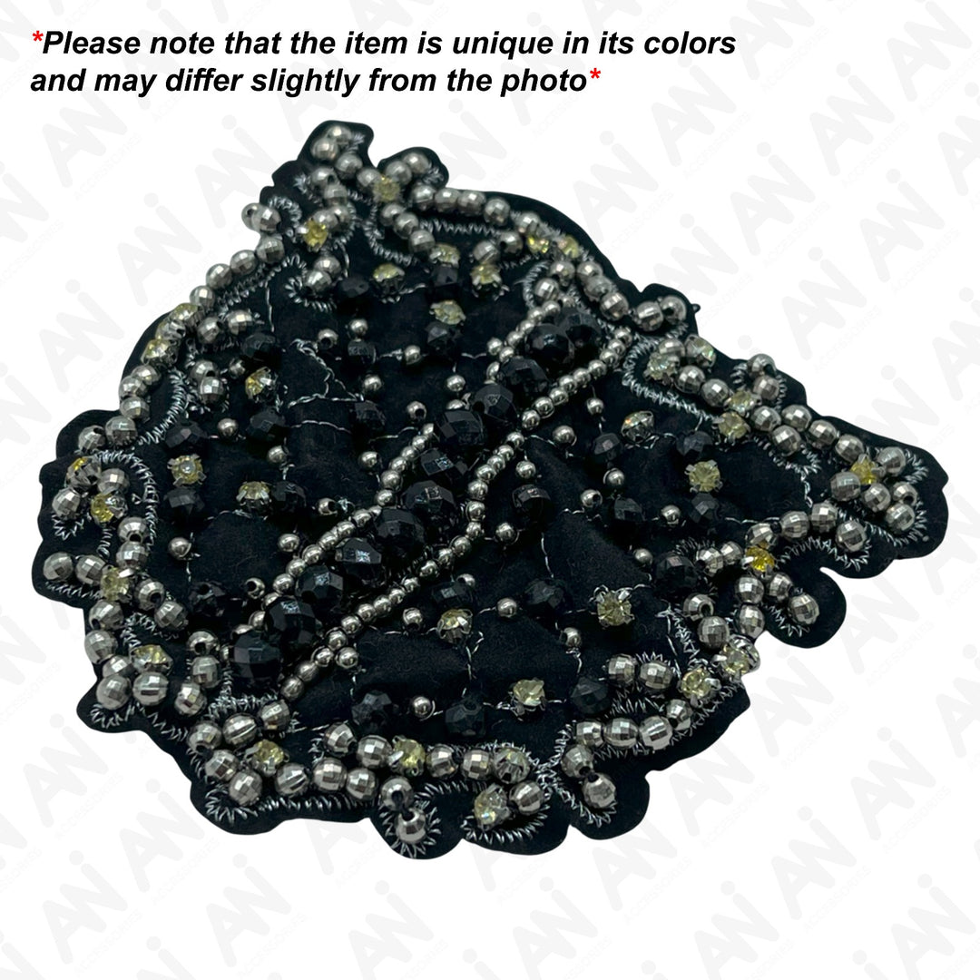 Intricate Intaglio Beaded Sew Patch