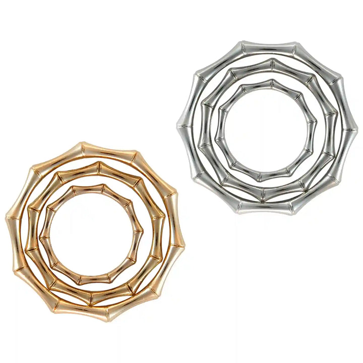Bamboo Style Circular Buckle