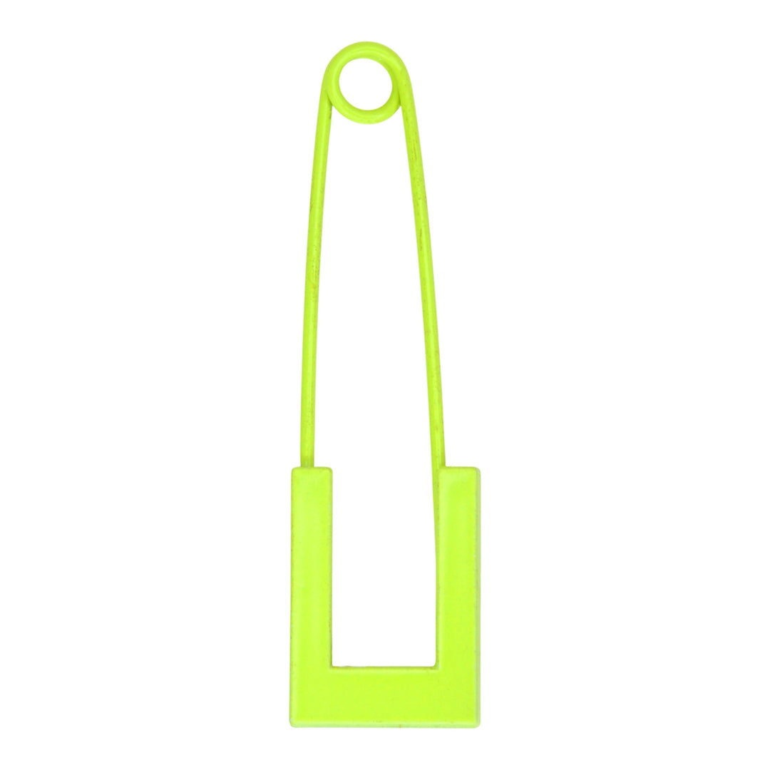 Everyday Essential Neon Green Fancy Safety Pin Brooch