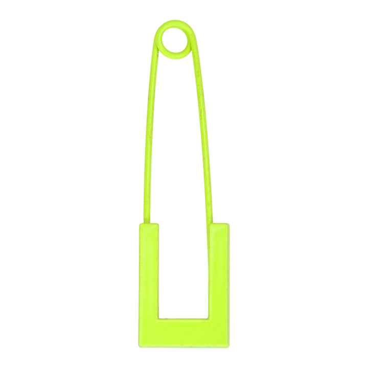 Everyday Essential Neon Green Fancy Safety Pin Brooch