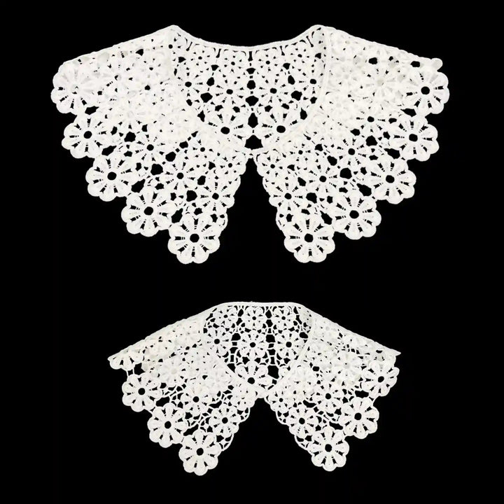 Flowing Floral Lace Neck Collar Big & Small | Small for Kids