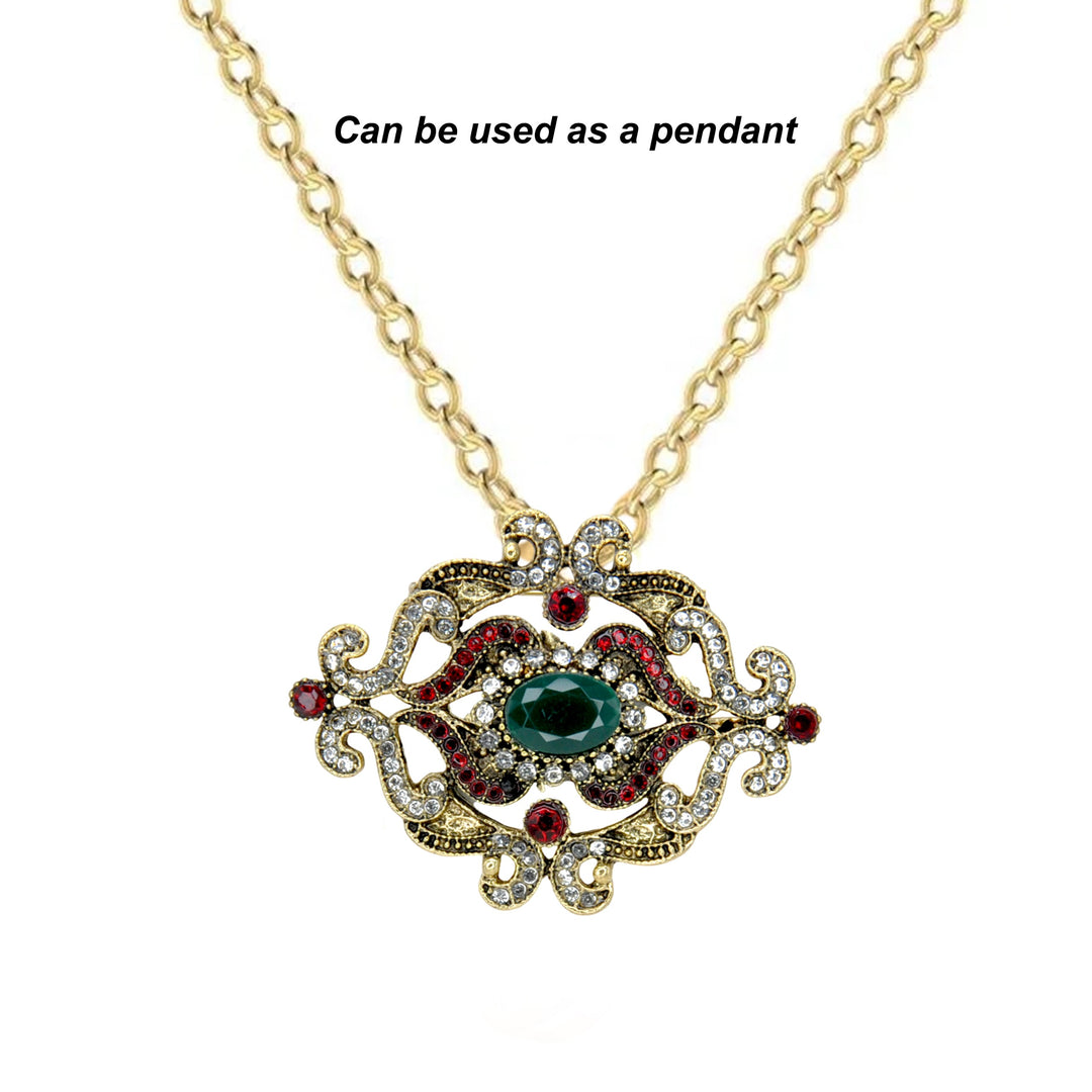 Baroque Revival Brooch Pin