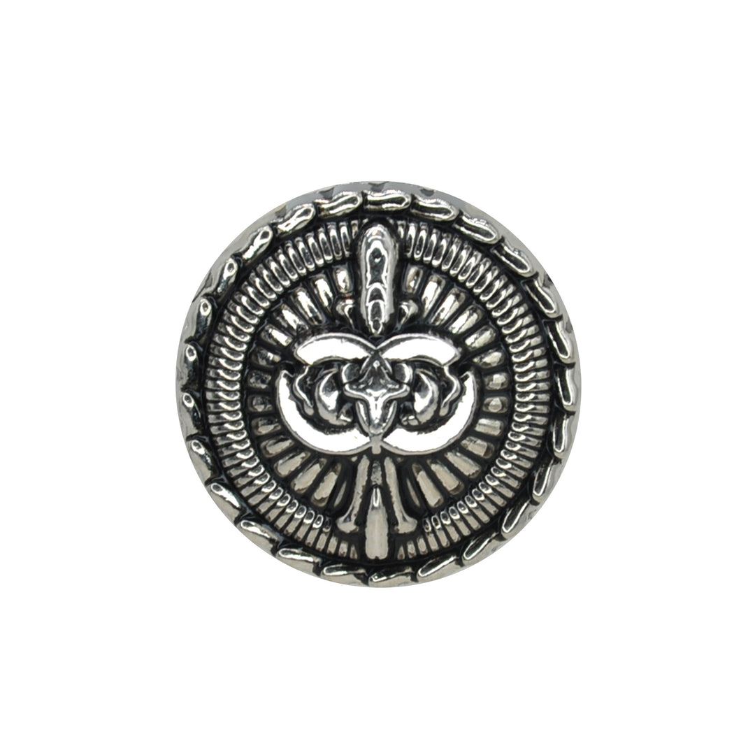 Fleur-de-Lis Medallion Button | 23mm & 18mm