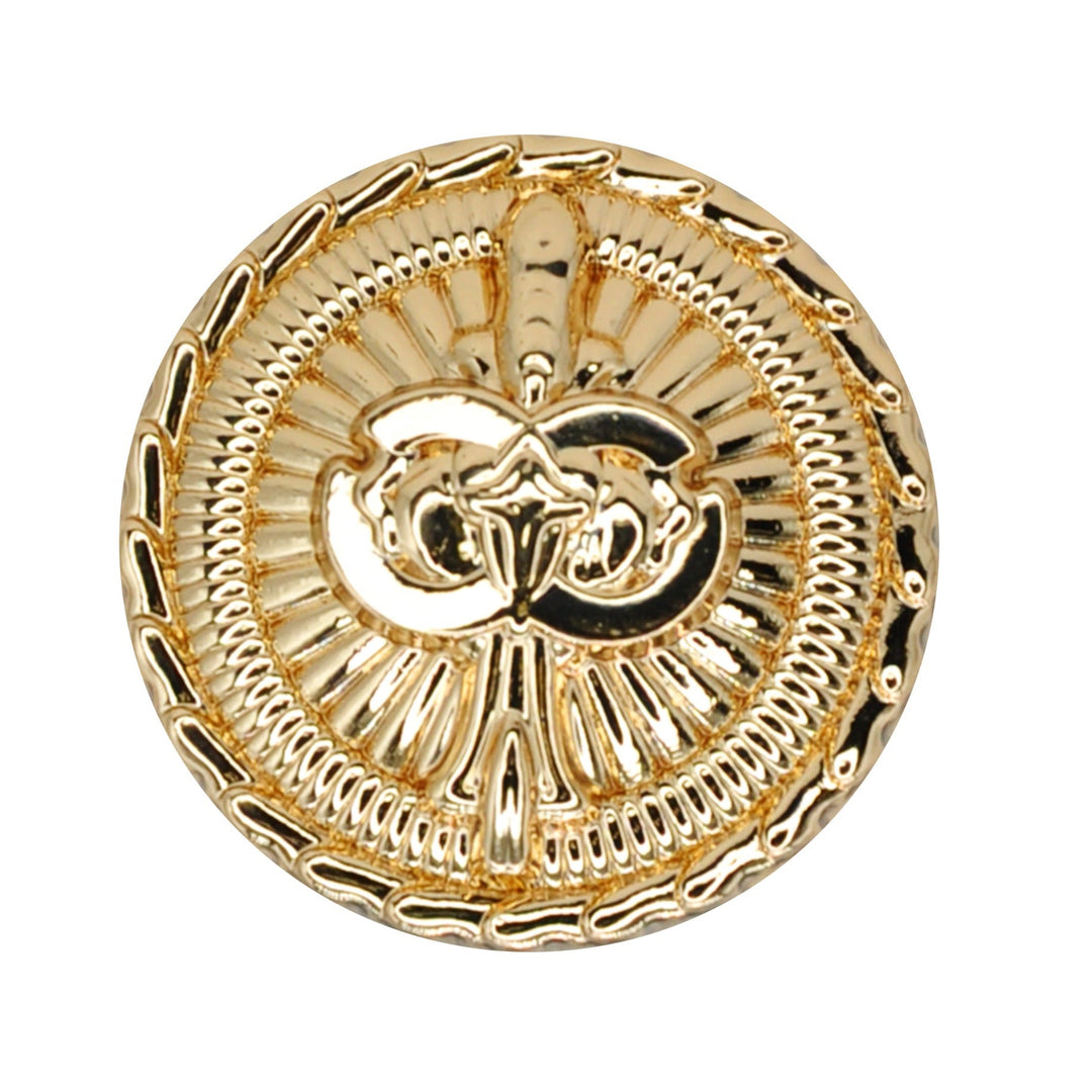 Fleur-de-Lis Medallion Button | 23mm & 18mm