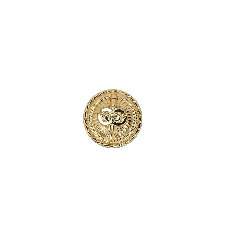 Fleur-de-Lis Medallion Button | 15mm(24L), 18mm(28L) & 23mm(36L)