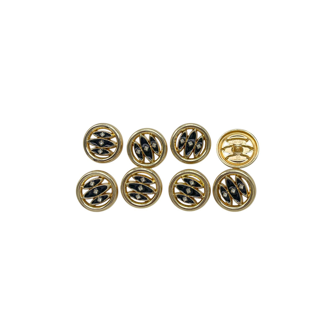 Shivay Eye Design Metal Button | 18mm(28L), 20mm(32L) & 23mm(36L)