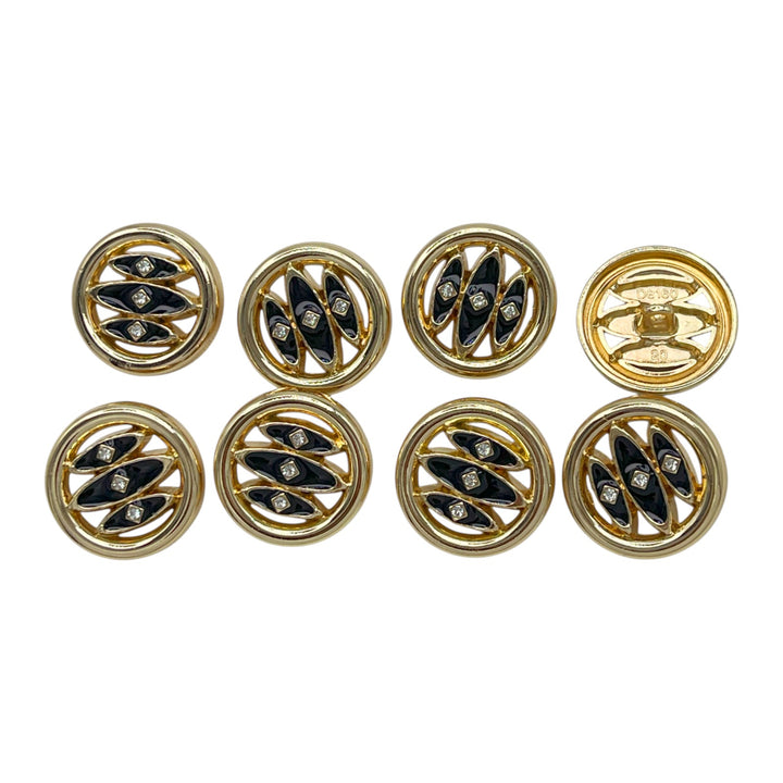 Shivay Eye Design Metal Button | 18mm(28L), 20mm(32L) & 23mm(36L)