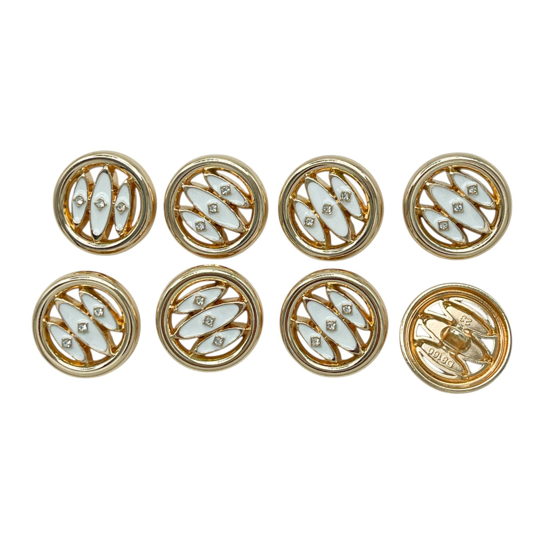 Shivay Eye Design Metal Button | 18mm(28L), 20mm(32L) & 23mm(36L)