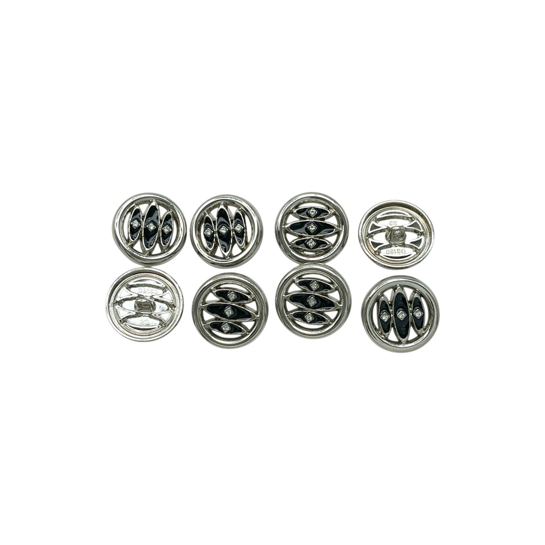 Shivay Eye Design Metal Button | 18mm(28L), 20mm(32L) & 23mm(36L)