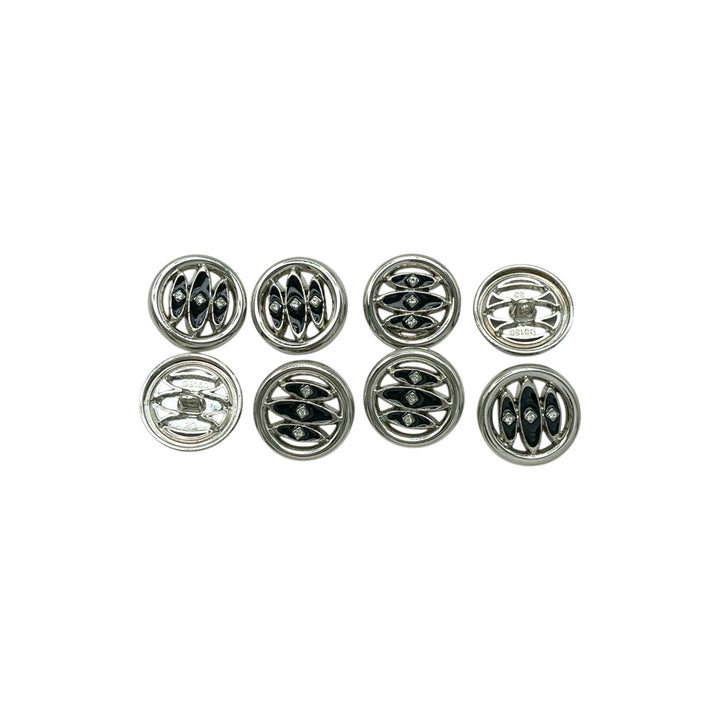 Shivay Eye Design Metal Button | 18mm(28L), 20mm(32L) & 23mm(36L)