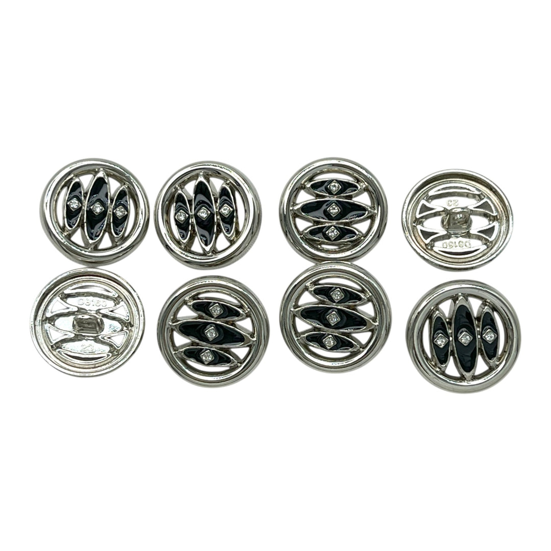 Shivay Eye Design Metal Button | 18mm(28L), 20mm(32L) & 23mm(36L)