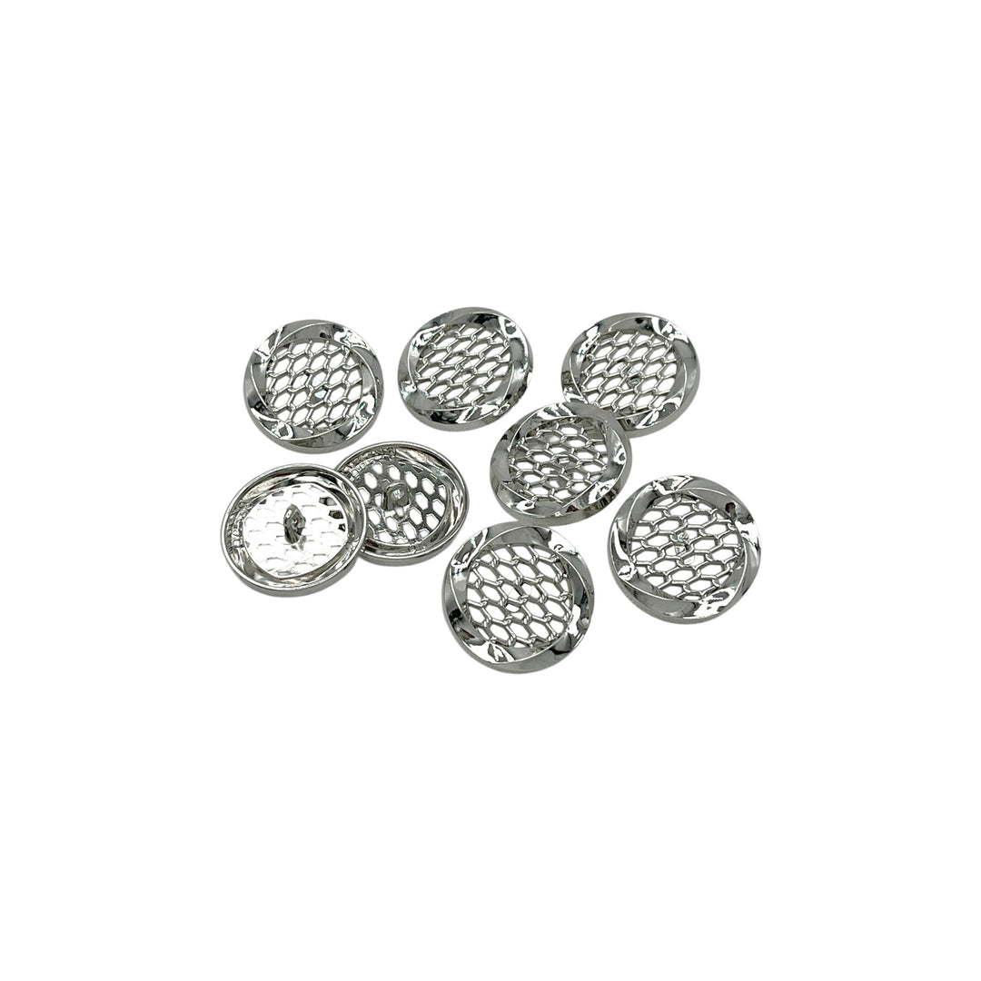 Honeycomb Metal Buttons | 15mm, 18mm & 23mm