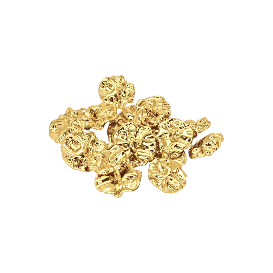 Nugget Metal Shank Button (Pack of 8 Buttons)