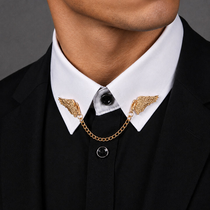 Angel Wing Collar Pin