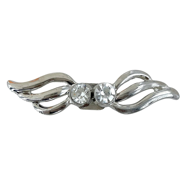 2 Pair | Wing Shape Rhinestone Frog Buttons