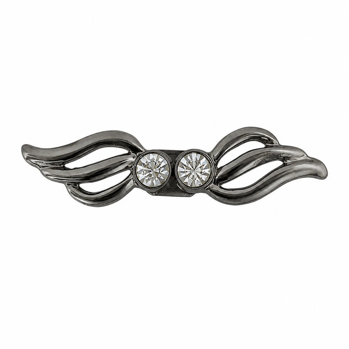 2 Pair | Wing Shape Rhinestone Frog Buttons