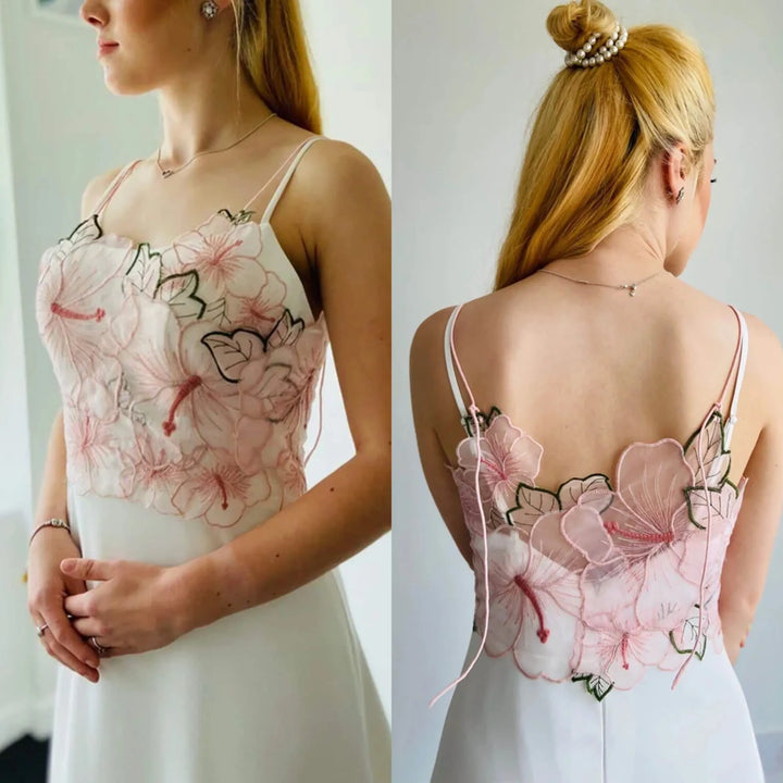 Lily Flower Organza Patch
