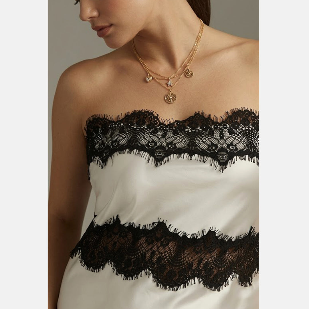 Chantilly Lace -  Eyelash Floral Scalloped Edge Trim