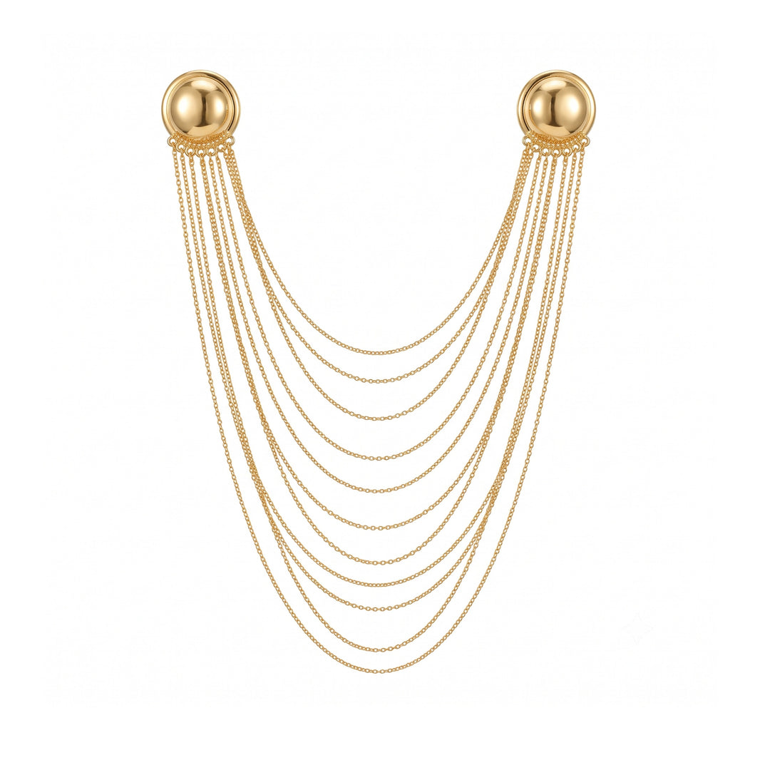 Chain Brooch for High end Fashion – Pin Tassel Brooch