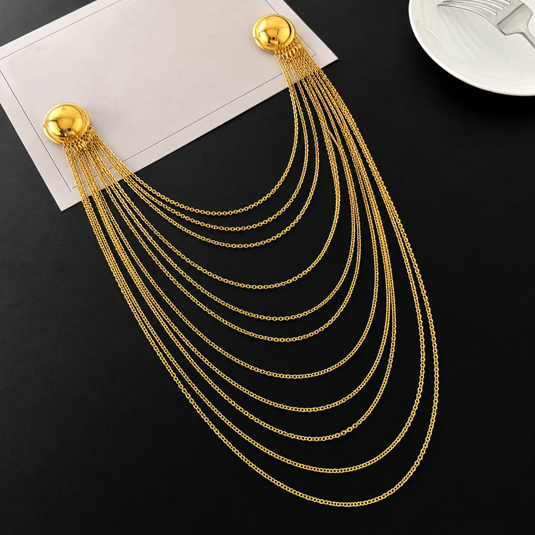 Chain Brooch for High end Fashion – Pin Tassel Brooch