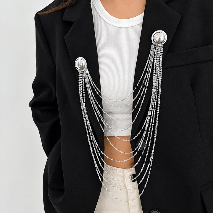 Chain Brooch for High end Fashion – Pin Tassel Brooch