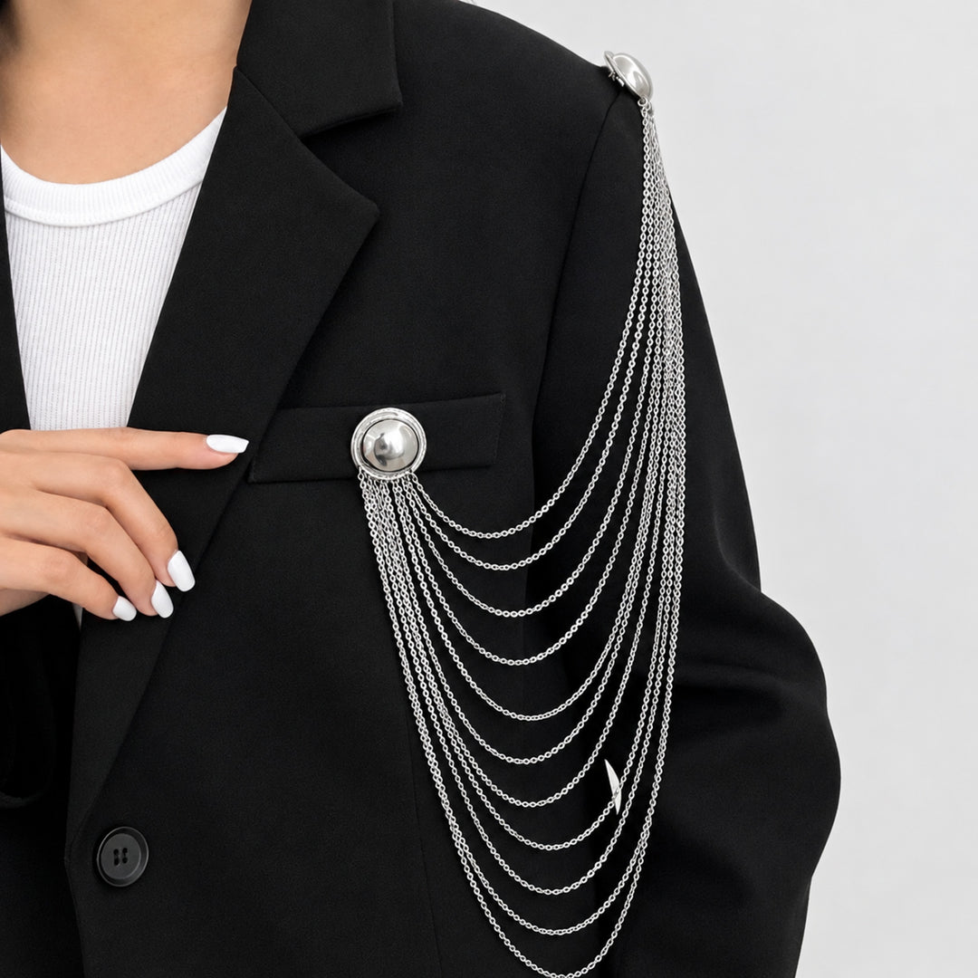 Chain Brooch for High end Fashion – Pin Tassel Brooch